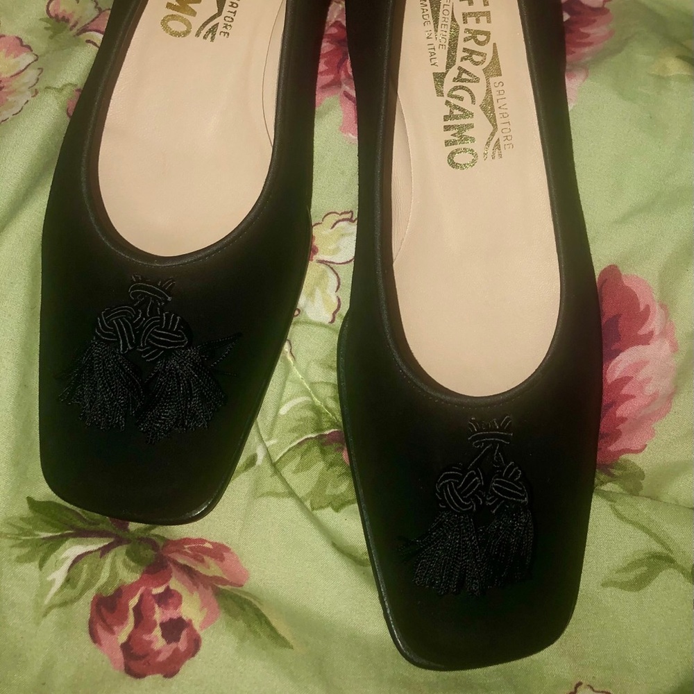 Salvatore Ferragamo Suede, Tasseled Shoes - Picture 3 of 11